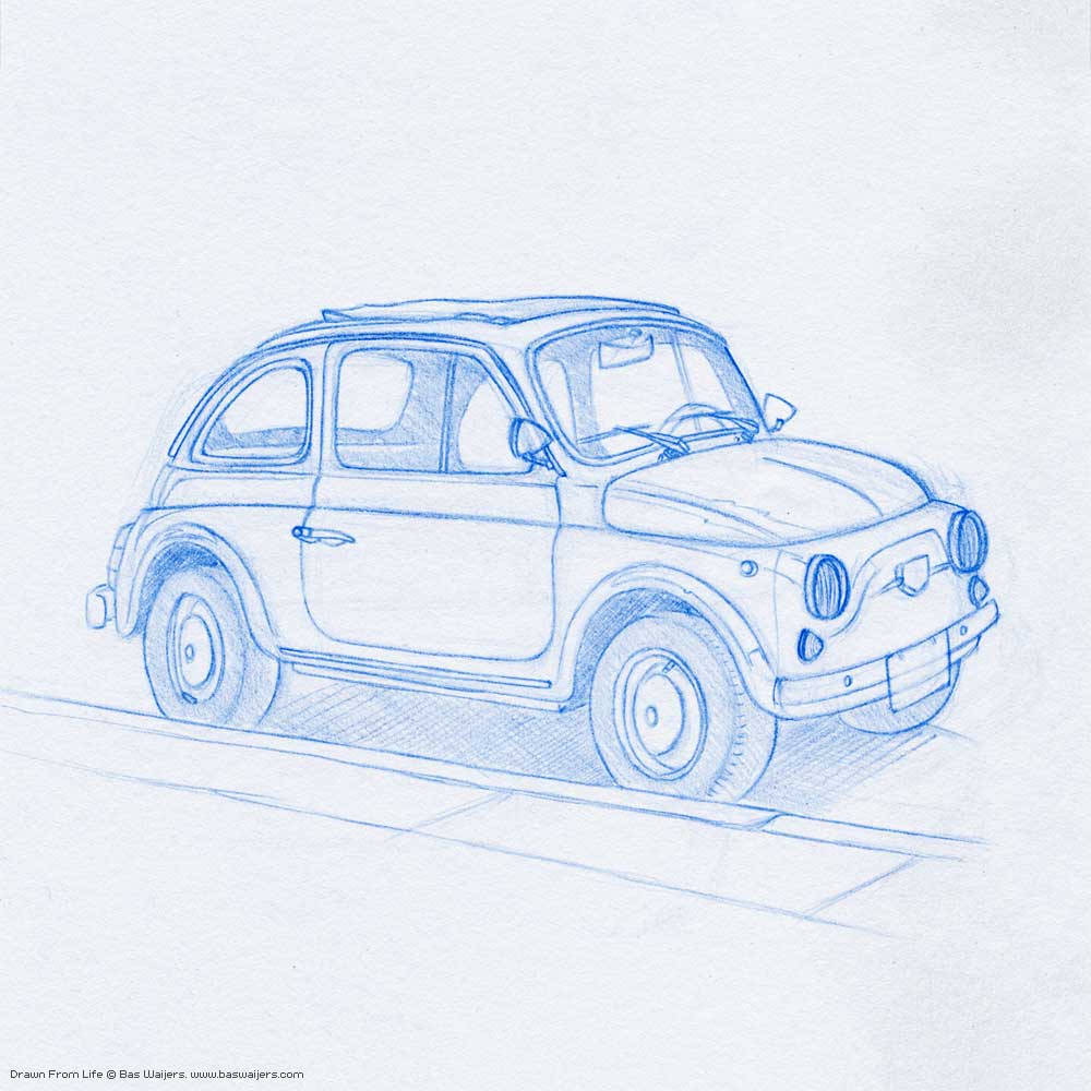 Illustration_Drawn-from-Life_Fiat500_1250