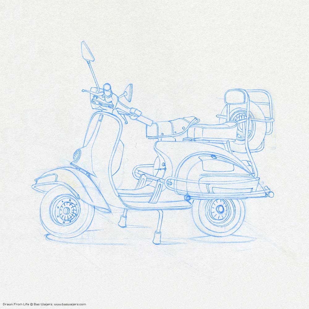 Illustration_Drawn-from-Life_Scooter_1250
